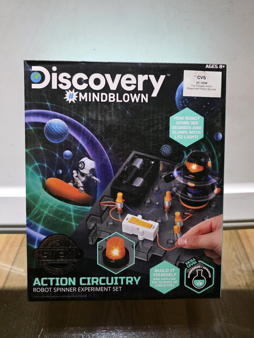 Discovery Mindblown Action Circuitry Robot Spinner Experiment Set